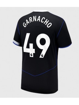 Muži Futbalové oblečenie Chelsea Alejandro Garnacho #49 2025-26 Krátky Rukáv - Tretina